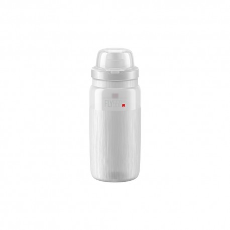 Elite Borraccia Bici Fly Mtb Tex Clear, Grigio