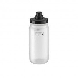 Elite Borraccia Bici Fly Tex Clear, Nero