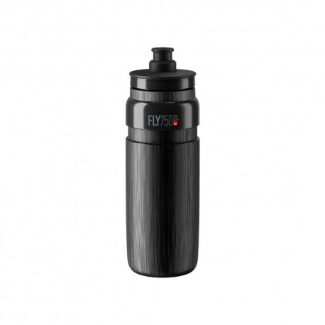 Elite Borraccia Bici Fly Tex Nero, Grigio