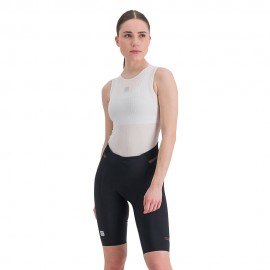 Sportful Pantaloncini Ciclismo Classic Nero Pompelmo Donna