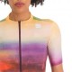 Sportful Maglia Ciclismo Flow Superg Carmine Rose Giallo Donna
