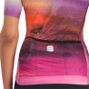 Sportful Maglia Ciclismo Flow Superg Carmine Rose Giallo Donna