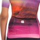 Sportful Maglia Ciclismo Flow Superg Carmine Rose Giallo Donna