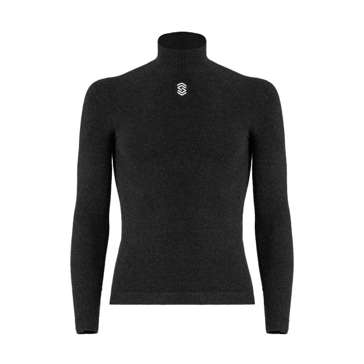 Silverskin Maglia Ciclismo Lupetto Warm Antracite Uomo