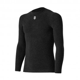 Silverskin Maglia Ciclismo Warm Antracite Uomo