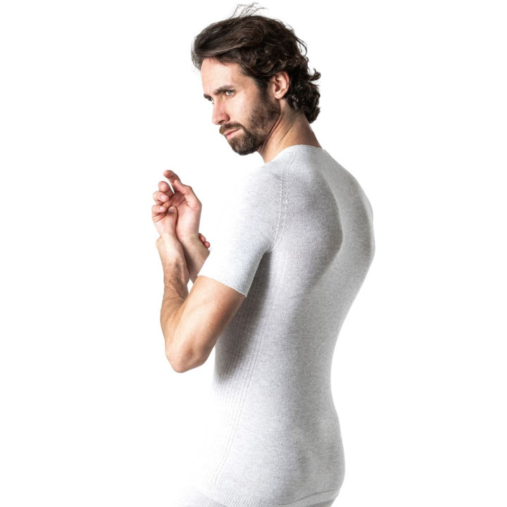 Silverskin T-Shirt Warm Pearl Grigio Uomo