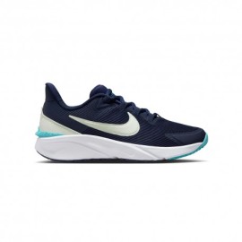 Nike Jr Star Runner 4 Gs Blu Giallo - Scarpe Da Ginnastica Bambino
