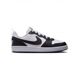Nike Jr Court Borough Low Recraft Gs  Bianco Nero - Sneakers Bambino