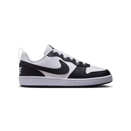 Nike Jr Court Borough Low Recraft Gs  Bianco Nero - Sneakers Bambino