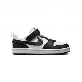 Nike Jr Court Borough Low Recraft Ps Bianco Nero - Sneakers Bambino