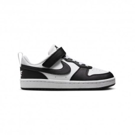 Nike Jr Court Borough Low Recraft Ps Bianco Nero - Sneakers Bambino