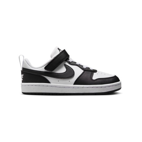 Nike Jr Court Borough Low Recraft Ps Bianco Nero - Sneakers Bambino