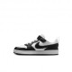 Nike Jr Court Borough Low Recraft Ps Bianco Nero - Sneakers Bambino