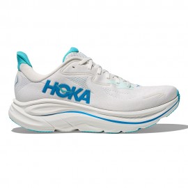 Hoka Clifton 10 Bianco Skyward Blu - Scarpe Running Uomo