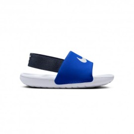Nike Kawa Slide Td Azzurro Bianco - Sandalo Bambino