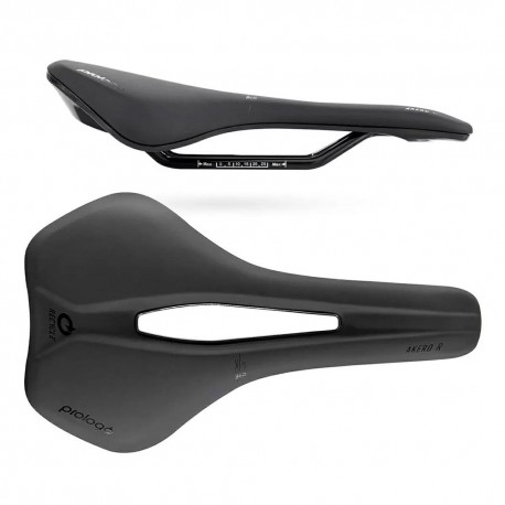 Prologo Sella Bici Da Corsa Bici Da Corsa Akero R Pas Steel 150 Nero