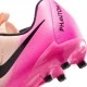 Nike Phantom Gx 2 Academy Mg Nude Nero Fucsia - Scarpe Da Calcio Bambino