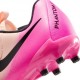 Nike Phantom Gx 2 Academy Mg Nude Nero Fucsia - Scarpe Da Calcio Bambino