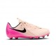 Nike Phantom Gx 2 Academy Mg Nude Nero Fucsia - Scarpe Da Calcio Bambino
