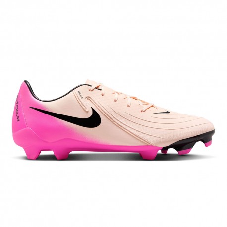 Nike Phantom Gx 2 Academy Mg Nude Nero Fucsia - Scarpe Da Calcio Uomo