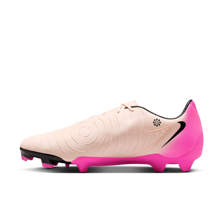 Nike Phantom Gx 2 Academy Mg Nude Nero Fucsia - Scarpe Da Calcio Uomo