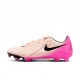 Nike Phantom Gx 2 Academy Mg Nude Nero Fucsia - Scarpe Da Calcio Uomo