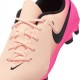 Nike Phantom Gx 2 Club Mg Nude Nero Fucsia - Scarpe Da Calcio Bambino