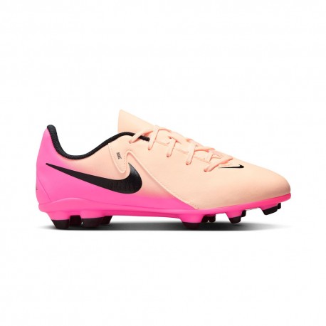 Nike Phantom Gx 2 Club Mg Nude Nero Fucsia - Scarpe Da Calcio Bambino