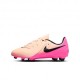 Nike Phantom Gx 2 Club Mg Nude Nero Fucsia - Scarpe Da Calcio Bambino