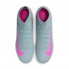 Nike Mercurial Superfly 10 Academy Mg Grigio Fucsia - Scarpe Da Calcio Uomo