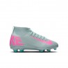 Nike Mercurial Superfly 10 Club Mg Grigio Fucsia - Scarpe Da Calcio Bambino