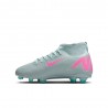 Nike Mercurial Superfly 10 Club Mg Grigio Fucsia - Scarpe Da Calcio Bambino