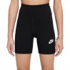 Nike Shorts Bikers Nero Bambina