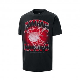 Nike Maglia Basket Nba Bulls Vtg Max90 Nero Rosso Uomo