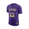 Nike Maglia Basket Nba Los Angeles Lakers Select Viola Giallo Uomo