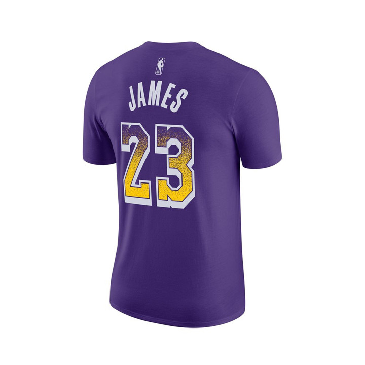 Nike Maglia Basket Nba Los Angeles Lakers Select Viola Giallo Uomo