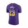 Nike Maglia Basket Nba Los Angeles Lakers Select Viola Giallo Uomo
