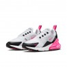 Nike Air Max 270 Bianco Fucsia Nero - Sneakers Donna