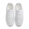 Nike Court Vision Low Bianco Bianco - Sneakers Donna