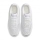 Nike Court Vision Low Bianco Bianco - Sneakers Donna
