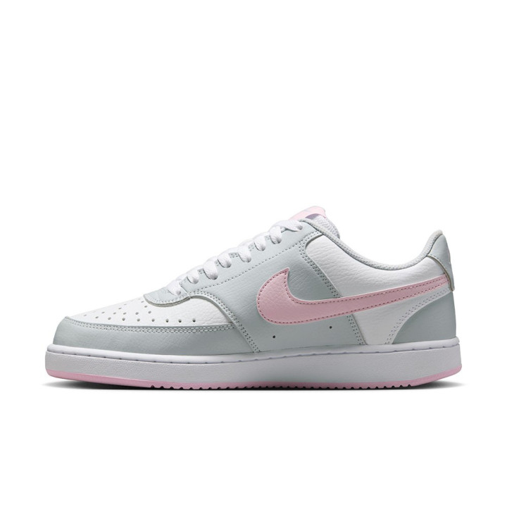 Nike Court Vision Low Platino Rosa Bianco - Sneakers Donna