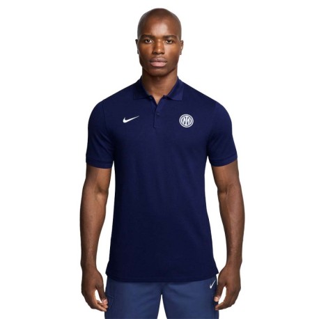 Nike Polo Calcio Inter Df 2.0 Express Blu Grigio Uomo
