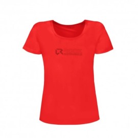 Rock Experience T-Shirt Tangerine Trip Fiery Coral Donna