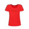 Rock Experience T-Shirt Tangerine Trip Fiery Coral Donna