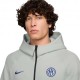 Nike Felpa Calcio Inter Tech Express Grigio Blu Uomo