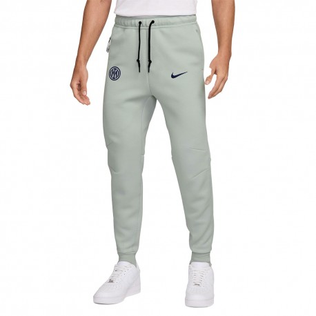 Nike Pantaloni Allenamento Calcio Inter Tech Express Grigio Blu Uomo