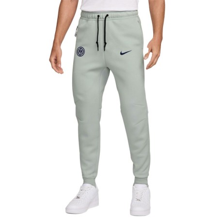 Nike Pantaloni Allenamento Calcio Inter Tech Express Grigio Blu Uomo