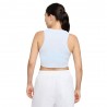 Nike Sportswear Essentials Canotta Crop Azzurro Donna