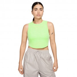 Nike Sportswear Essentials Canotta Crop Lime Donna