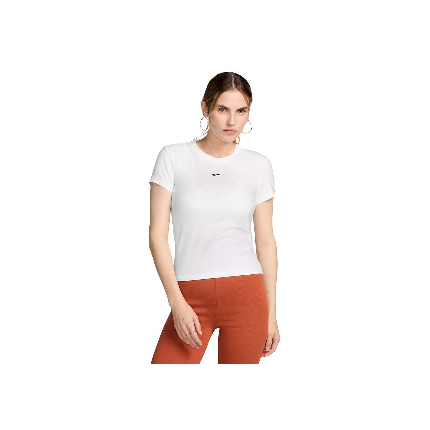 Nike Sportswear Chill Knit T-Shirt Bianco Donna L